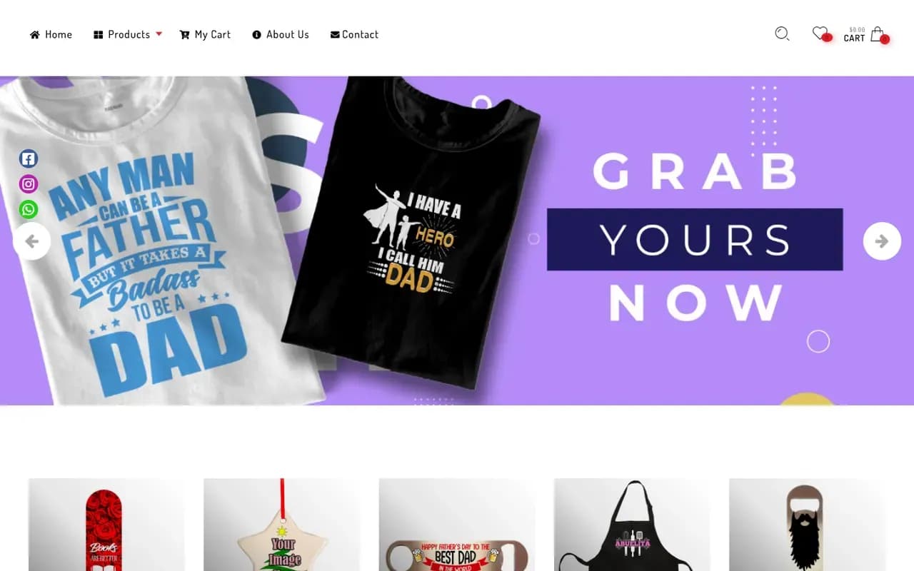Captura del sitio web de DLeon Empire